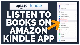 How To Listen to Books on Amazon Kindle App (2022) screenshot 5