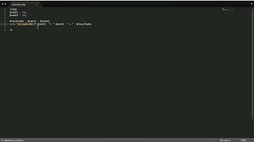 PHP Tutorial identificando y creando variables simples