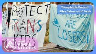 Transphobia Protest: Riley Gaines at UC Davis