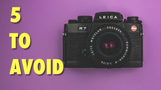 Celebrity Don't make these mistakes! 5 Cameras YOU Should Avoid! Wealth