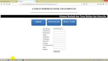 Latihan3 - Belajar HTML-Javascript-CSS