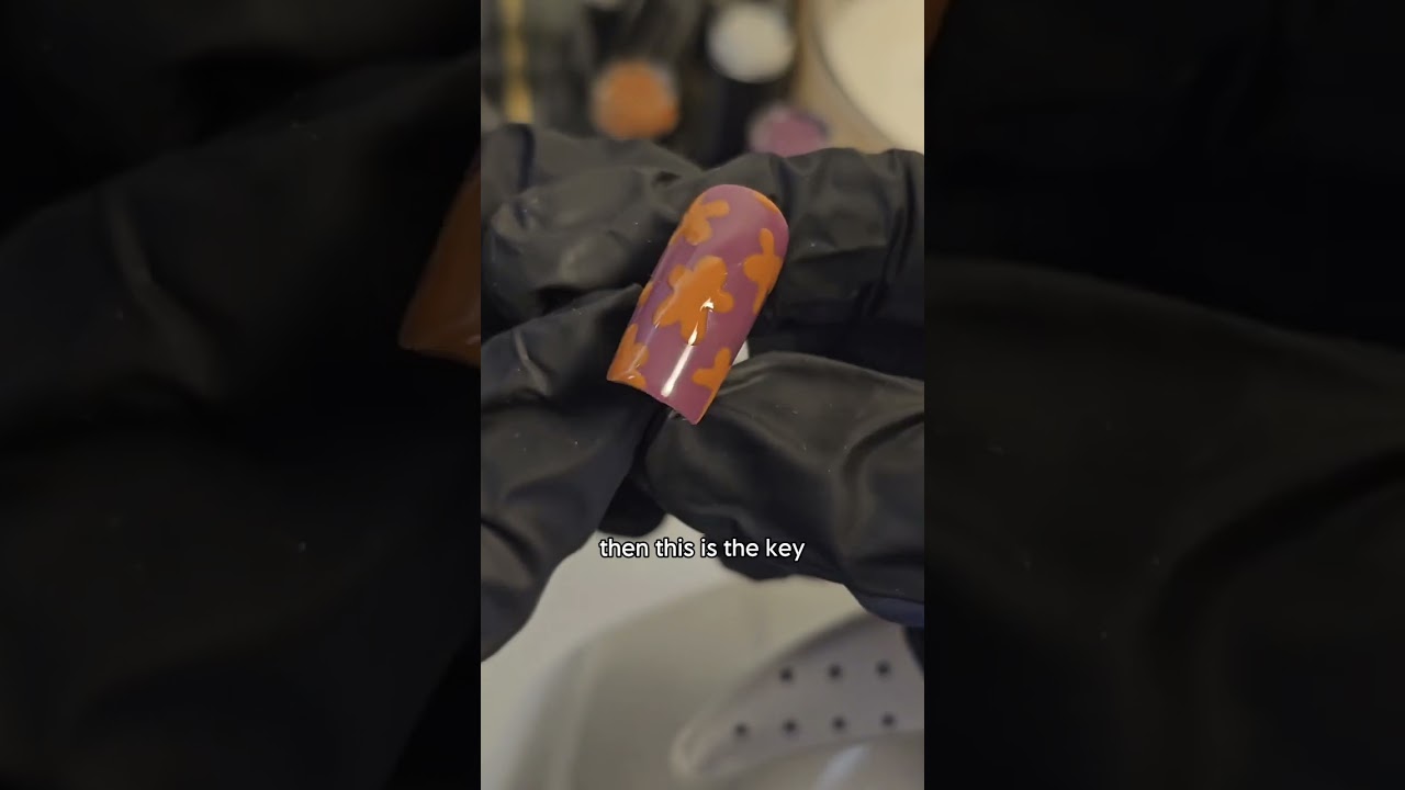 The EASIEST Gingerbread Nail Art You'll Ever See