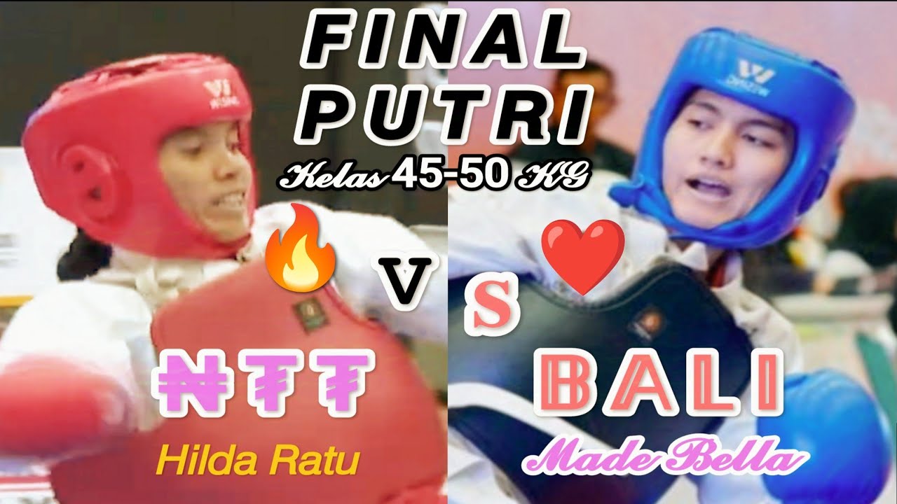 FINAL ‼️ NTT vs BALI PON 2024 Randori Putri Kelas 45 50 KG Shorinji Kempo
