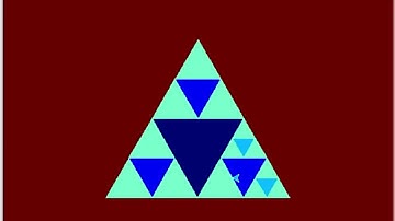 Sierpinski triangle animation on Python