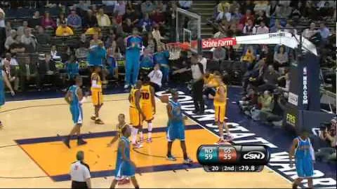 Chris Paul 38pts(FG: 14/19) vs. Warriors (01.27.10) - 4point play!