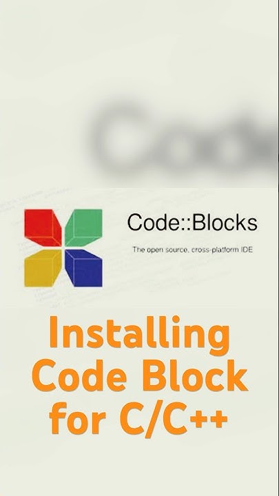 Installing Code Block for C/C++ #subscribe #viral #education - YouTube
