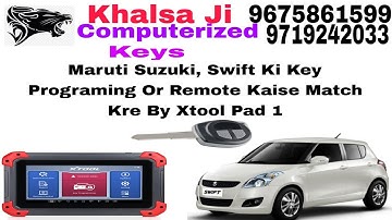 #Maruti #Suzuki #Swift #Program Or Remote Kaise Match kare By #Xtool #Pad 1🔥