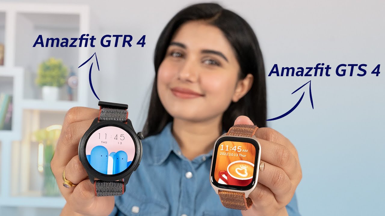 Amazfit GTR 4 and GTS 4 go official with AMOLED screens, fall