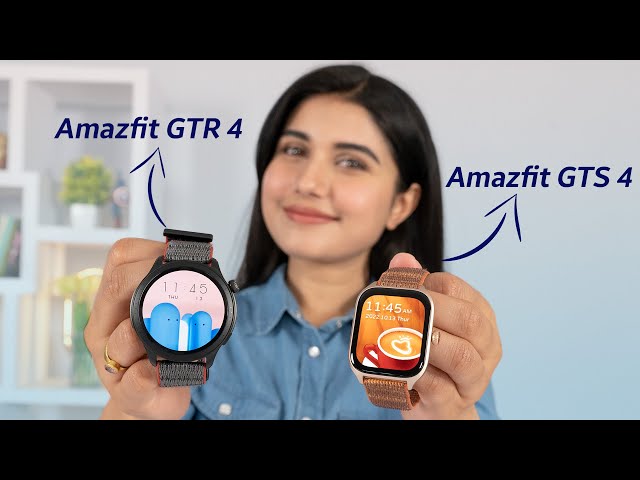 Amazfit GTR 4 and GTS 4 leaked with new design, bigger batteries