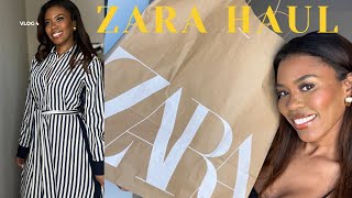 ZARA SPRING HAUL | NEW SPRING 2024 MUST HAVE DRESSES + elevated basics