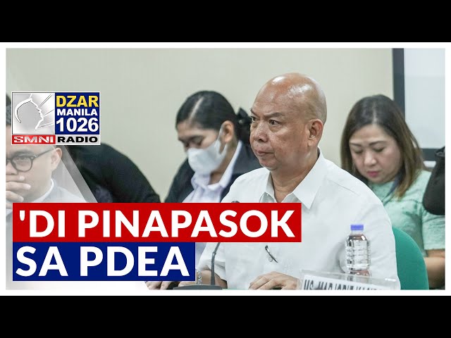 Dating PDEA agent Jonathan Morales, 'di pinapasok sa PDEA class=