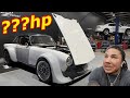 Turbo F20 Swapped Widebody Triumph TR6 Hits The Dyno! 