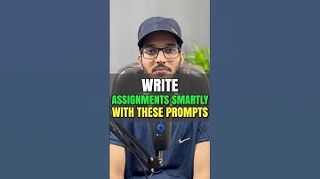Write Assignments Smartly With These AI Power Prompts #assignment #writing #hafizmugheera #education
