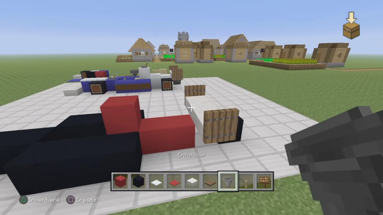 Créer sa voiture sur minecraft Tuto facile minecraft . - YouTube