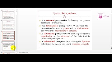 Chapter 5 - Part 1: System Modeling & UML