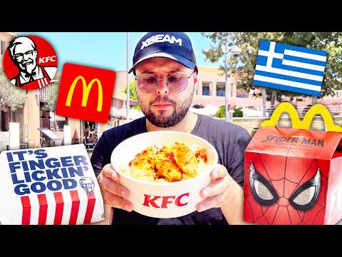 Mananc KFC si McDonald's in GRECIA. Sunt MAI BUNE ca in RO?