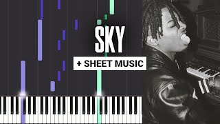 Miniatura de vídeo de "Sky - Playboi Carti - Piano Tutorial - Sheet Music & MIDI"
