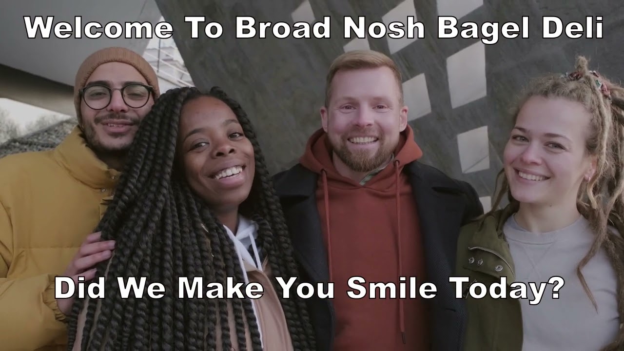 Did We Make you Smile Today? #bagels #bestbagels Broad Nosh Bagel Deli Catering NYC