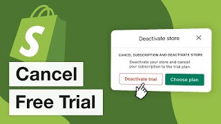 How To Cancel Shopify Free Trial (2022) by Digitut 2,141 views 1 year ago 1 minute, 59 seconds