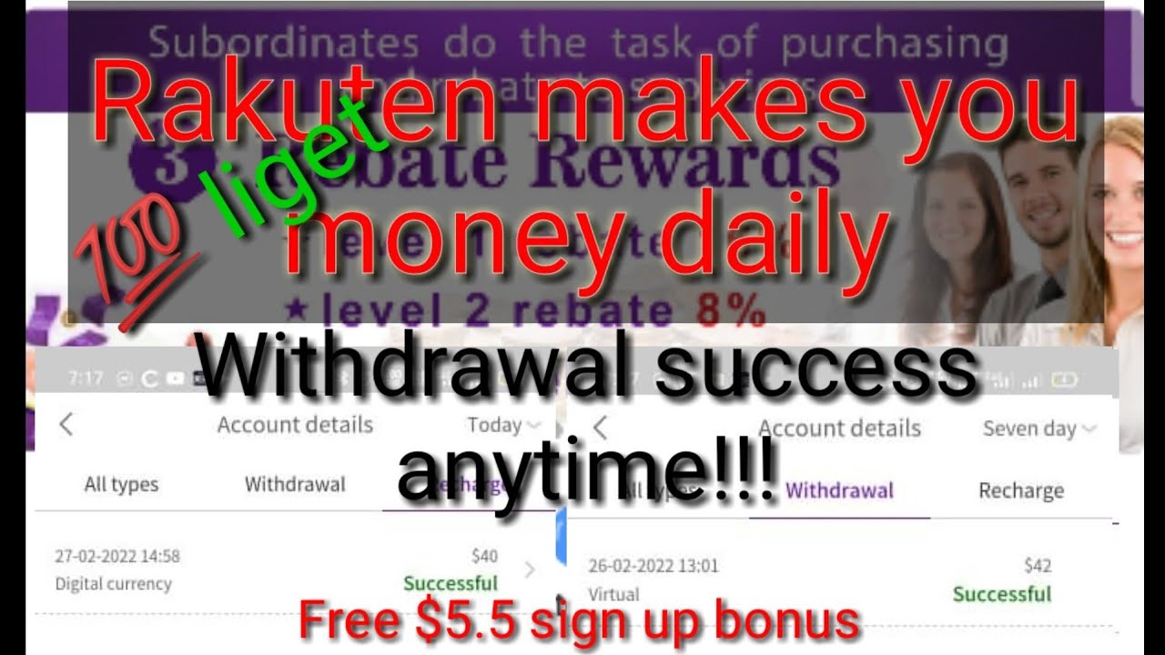 How to recharge on rakuten apps. ( update scam )