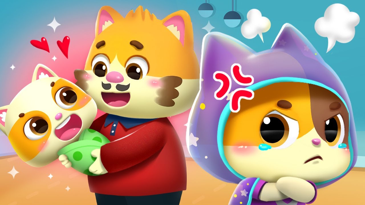 かなしいミミ | 子供の歌 | ネコネコファミリー | MeowMi Family Show