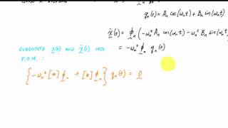 Example Calculating Mode Shapes And Frequencies Of A 2Dof Structure 12 - Structural Dynamics