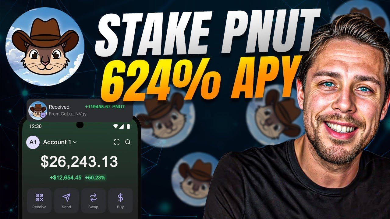 How to Stake Peanut the Squirrel Coin on Jupiter 🚀 Earn Up to 624% APY