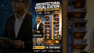 Architectural Visualization: Luxury 3D Elevations. #architect #construction #buildingservices