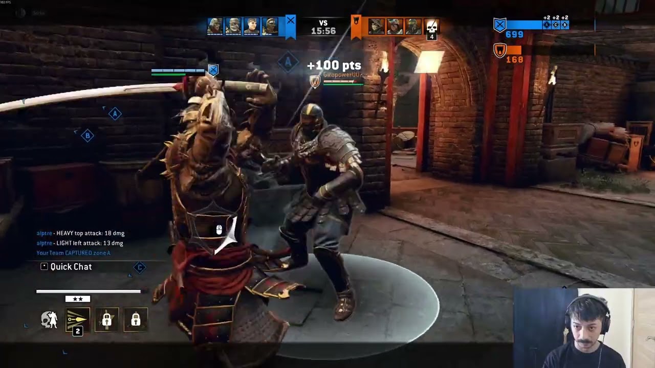 FOR HONOR - low life Mustache guy is playing For Honor :D