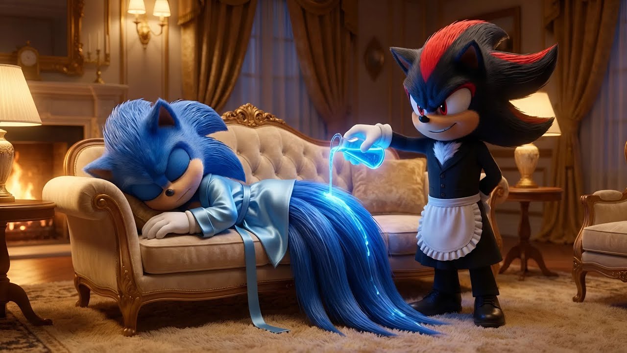 🌑 A Tragic Silence Under Golden Lights: Sonic’s Painful Sleep Betrayed by Shadow’s Cold Heart 💔
