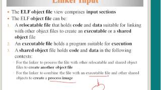 Embedded software Development, Image structure, linker inputs and outputs, memory map, application