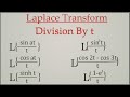 Laplace Transform|Division by t in laplace transform|Examples|Lecture 11|Theta Classes