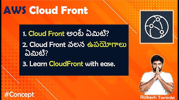 EP-76 || AWS Cloud Front || What is CDN || Edge Locations || In Telugu || Rakesh Taninki