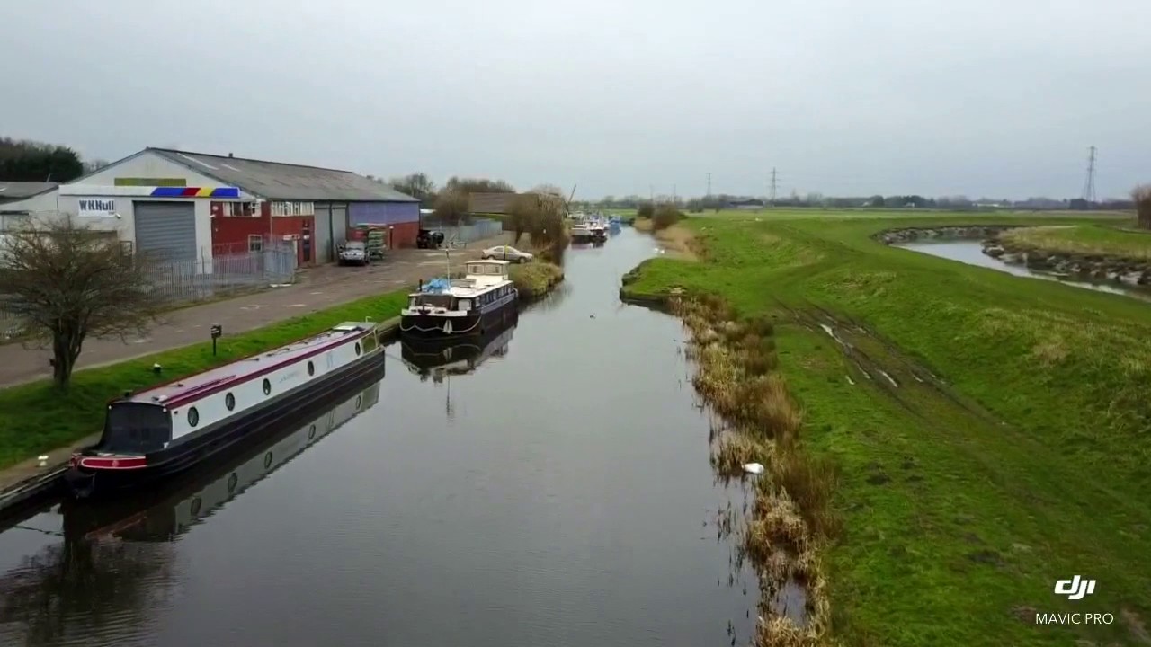 DJI Mavic Pro Tarleton Boat Yard West Lancs