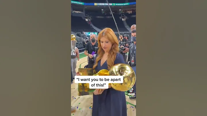 Giannis gives his NBA Championship trophy to Rachel Nichols! #shorts - DayDayNews