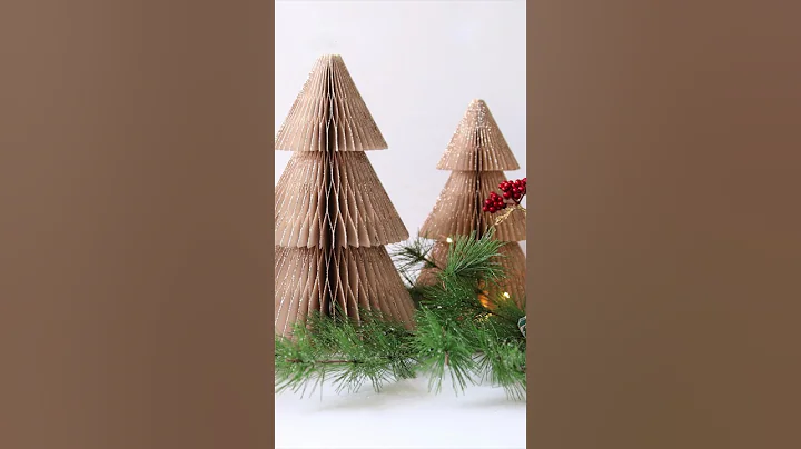 DIY Paper Christmas Tree Tutorial 🎄 Simple Holiday Craft💫