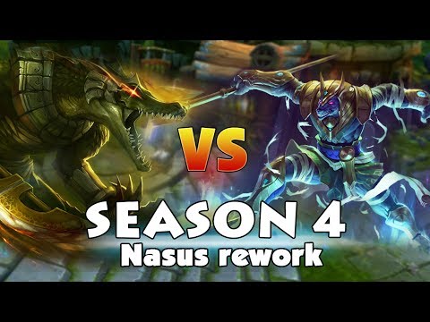 Nasus vs Renekton + Nasus&rsquo;s New Taunt  (Nasus 2013 Visual Upgrade)