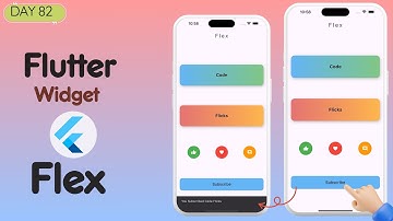 Flex Widget Flutter | Flutter Widget Tutorial