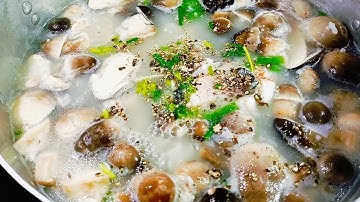 CHÁO CÁ LÓC NẤM RƠM Bí Quyết Nấu Thơm Ngon Cá Không Tanh