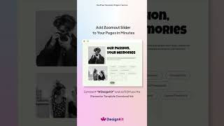 Zoomout Slider for WordPress | Built with Elementor