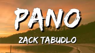 Zack Tabudlo : Pano (Lyrics)🦢