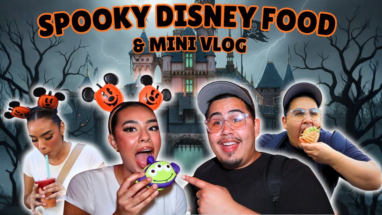 МЫ ПОПРОБОВАЛИ ЖУТКИЕ ЗАКУСКИ В ДИСНЕЙ *ОЧЕНЬ ВЕСЕЛО*