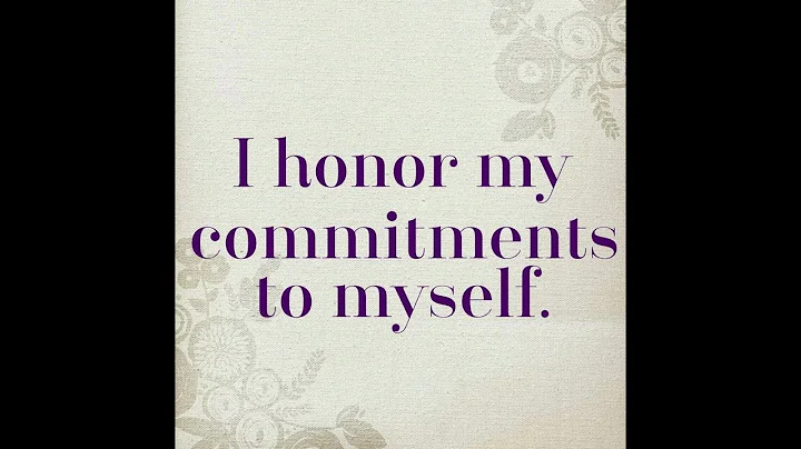 My Commitments to Myself by Laura Mancuso Read by ...