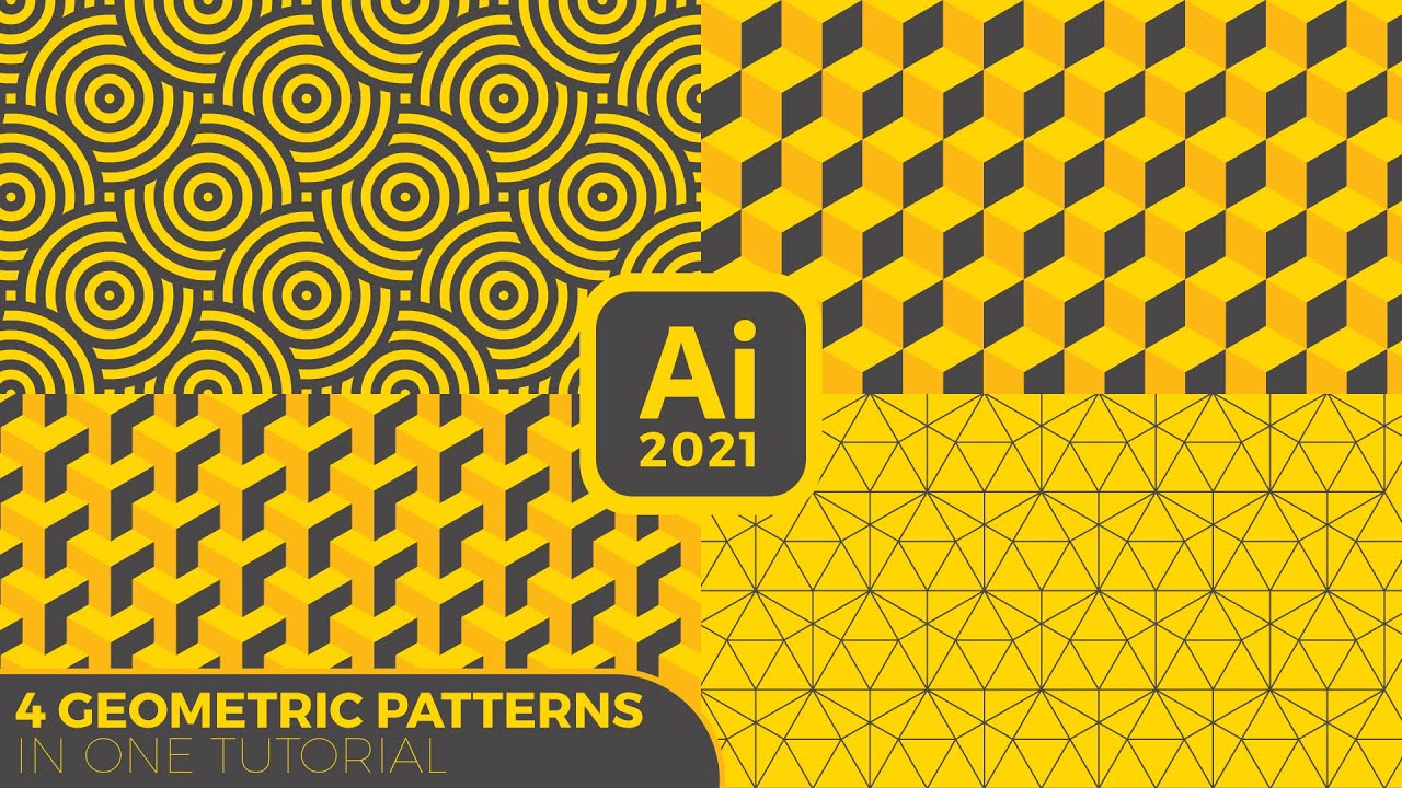 Illustration geometrical pattern