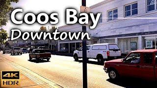 Coos Bay Downtown a area located in Coos Bay / Oregon, USA / 4K HDR