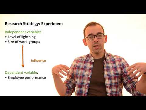3.5 Research Strategy: Experiment