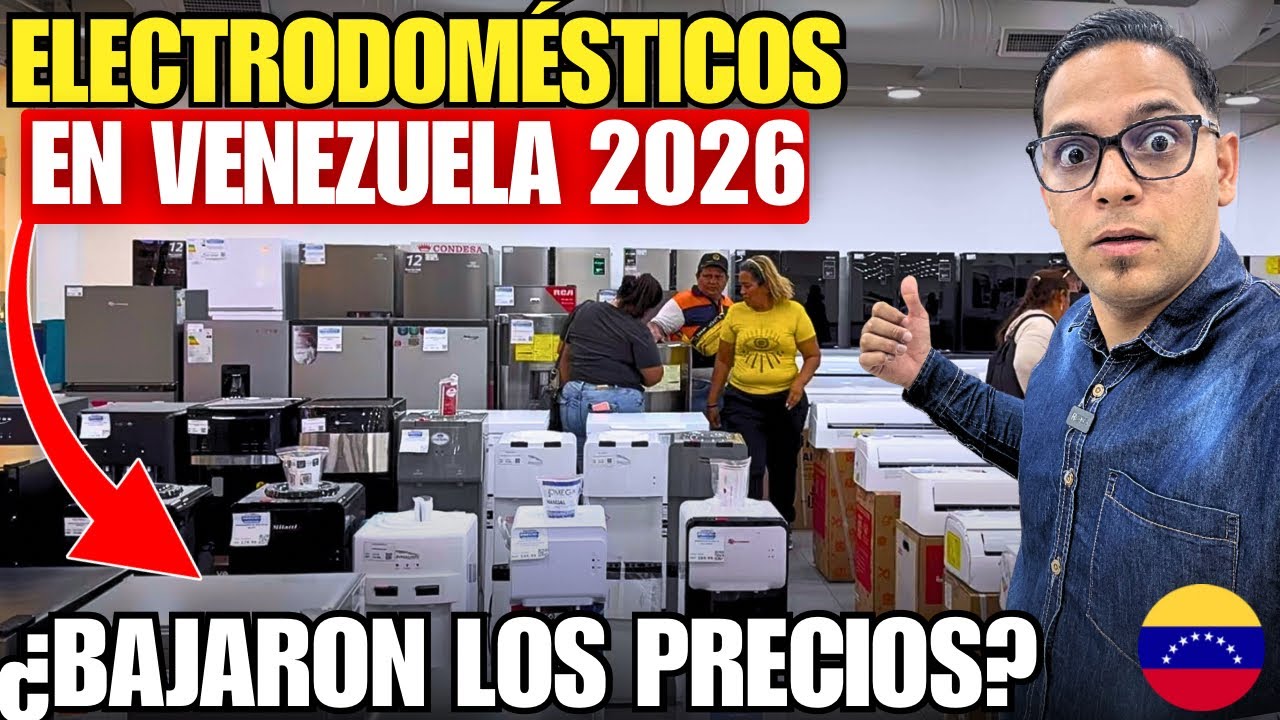 El Sorprendente PRECIO DE LOS ELECTRODOMÉSTICOS en Venezuela 2026 🇻🇪 ¿Bajaron o Subieron?😱