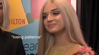 poppy being savage af for 2 and a half minutes straight