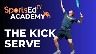 How to hit a kick serve with Jeff Salzenstein