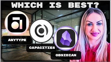 Anytype vs Capacities vs Obsidian | Which Productivity Tool is Best in 2025?